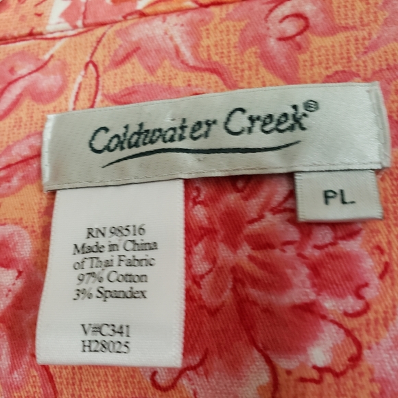 Coldwater Creek Coral Jacket PL - Picture 2 of 4